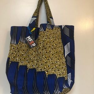 MFEP reversible cotton tote bag.nwt